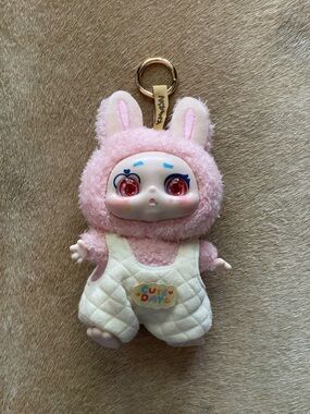 Kimmon Mimom Pink Plush Keychain